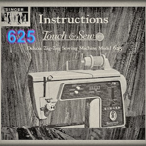 Singer 625 _Manual de instrucciones _Descarga digital _Formato PDF