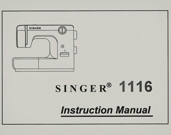 Singer  1116 _Instruction Manual _Digital Download _PDF format