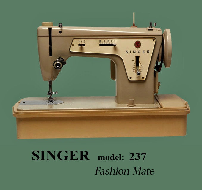 SINGER Fashion Mate 237 _instruction Manual _digital Download _PDF