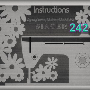 Singer 242 _Manual de instrucciones _Descarga digital _Formato PDF