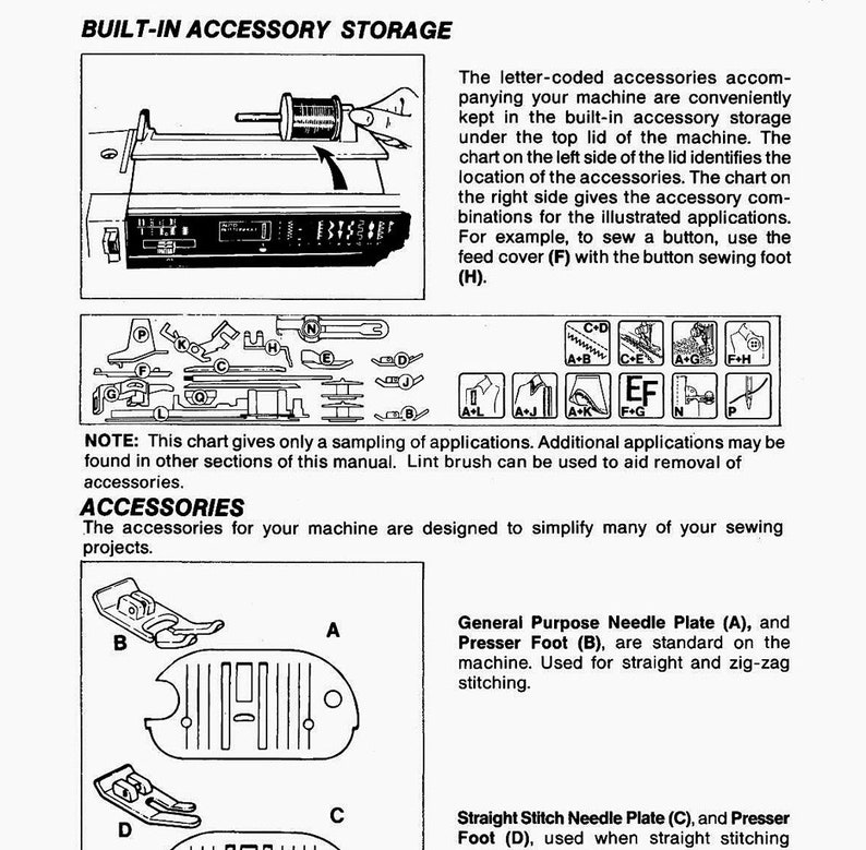 singer-model-6235-sewing-machine-instruction-manual-digital-etsy