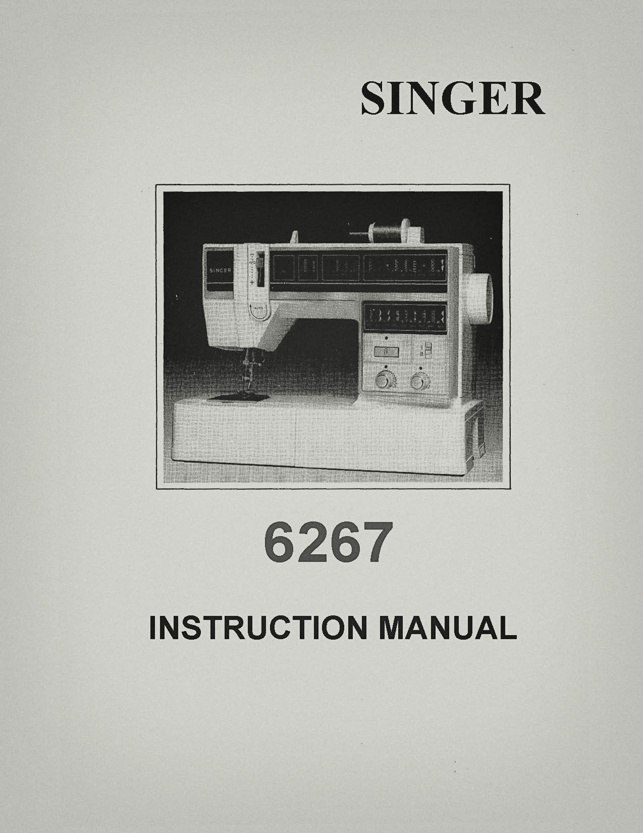 Singer 6267 _instruction Manual _digital Download _PDF Format - Etsy