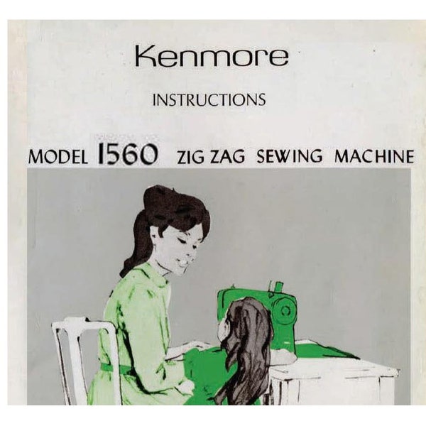 Kenmore  148. 1560 _Instruction Manual _Digital Download _PDF format