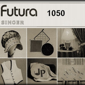 Singer  1050 Futura _Instruction Manual _PDF format _Digital Download