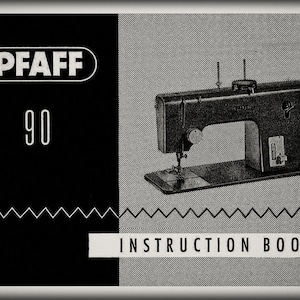 Pfaff  90 _Instruction Book _Digital Download _Pdf format