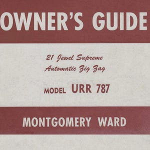 Montgomery Ward URR 787 _Instruction Manual _Digital Download _PDF format