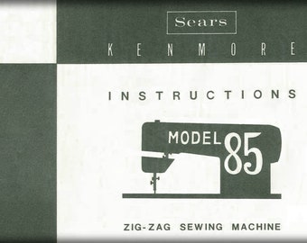 Kenmore 158.850 _Manuale di istruzioni _Formato PDF _Download digitale _Solo manuale PDF