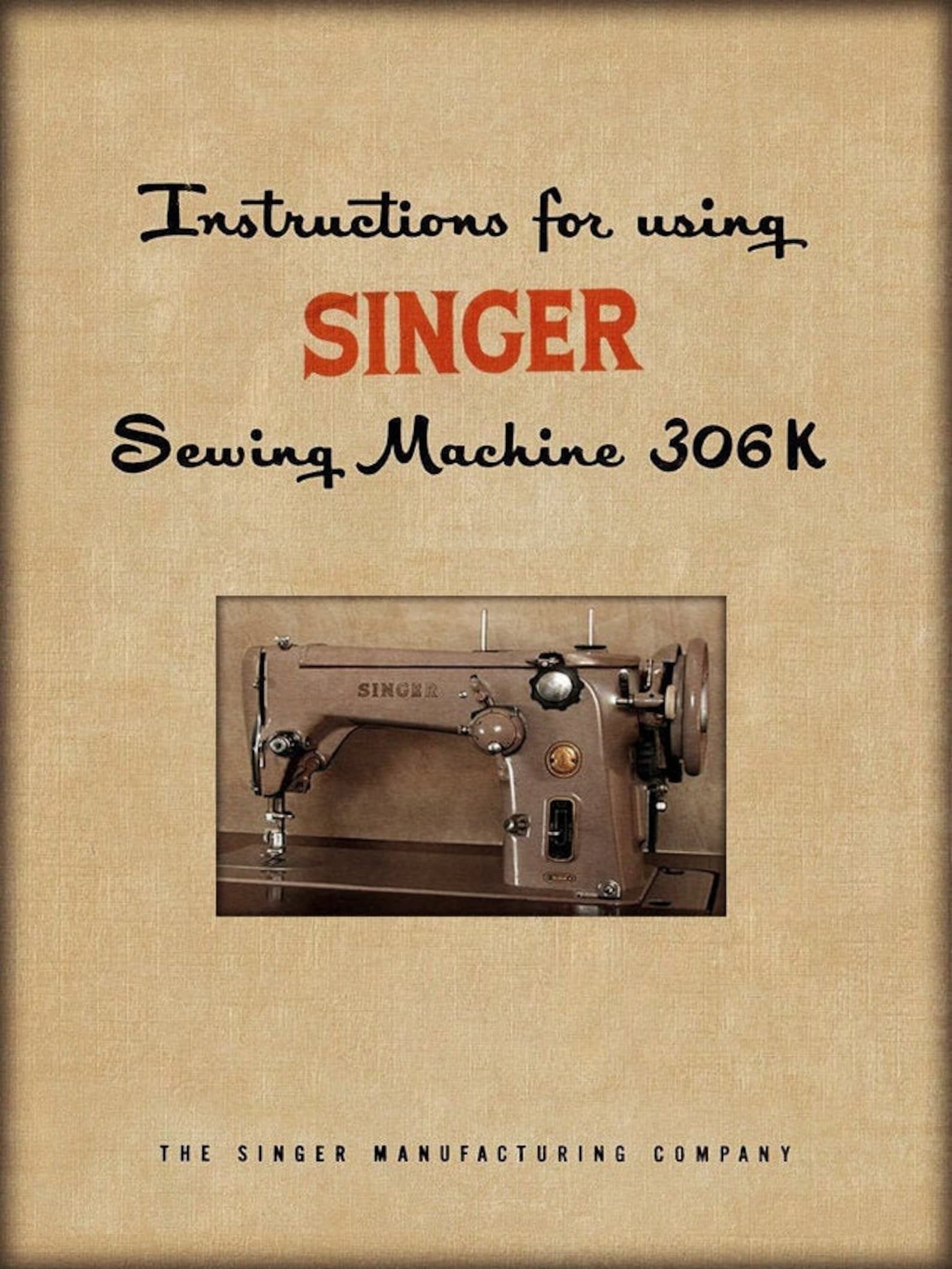 Singer model 306k _306m _306w 319k Sewing Machine Etsy