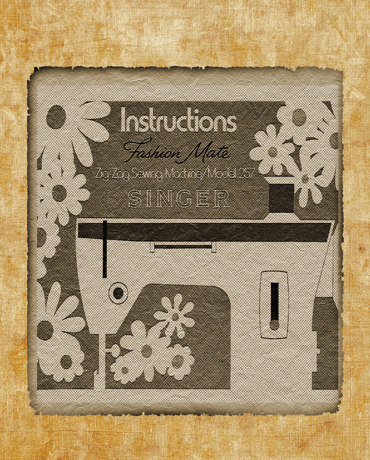 Singer 257 Fashion Mate _instruction Manual _digital Download _PDF