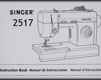 Singer  2517 _Instruction Book _Digital Download _PDF format