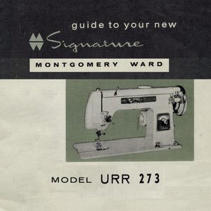 Montgomery Ward URR 273 _Instruction Manual _Digital Download _PDF format