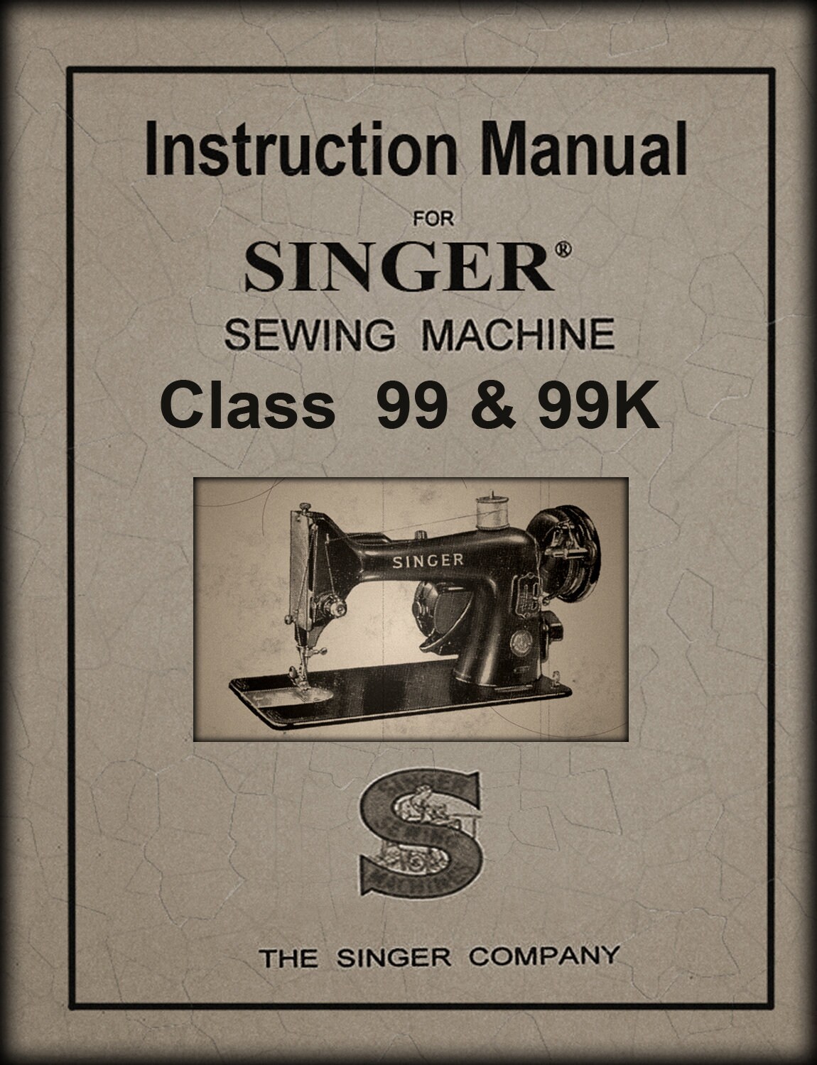 Singer _class 99 & 99K _sewing Machine _instruction Manual Etsy