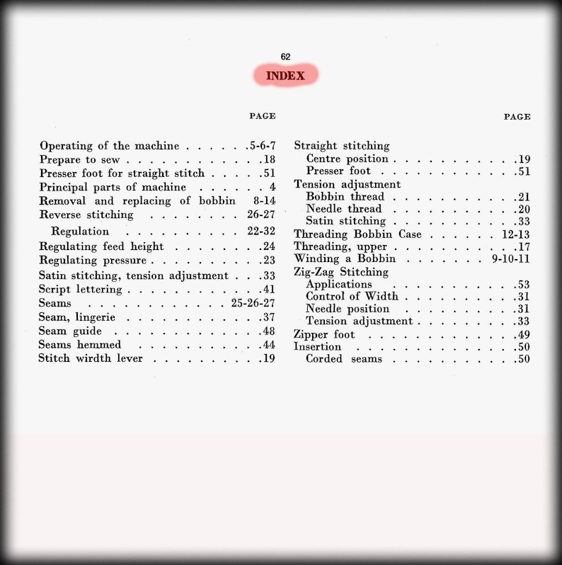 SINGER Fashion Mate 237 _instruction Manual _digital Download _PDF