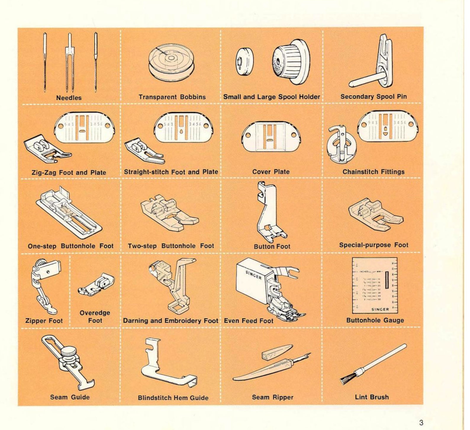 Singer Athena 2000 _instruction Manual PDF Format _digital Download Etsy