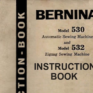 Bernina 530 _532 _Gebruiksaanwijzing _Digitale download _PDF-formaat
