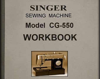 Singer CG-550 _LIBRO DE TRABAJO _Descarga digital _Formato PDF