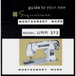 Montgomery Ward URR 272 _Instruction Manual _Digital Download _PDF format