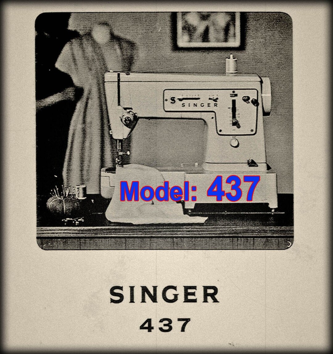 洋書 Handmade in India Instruction Manual _singer 437 Zigzag Sewing Machine _PDF