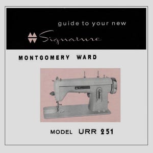 Montgomery Ward URR 251 _User&#39;s Guide Manual _Digital Download _PDF format