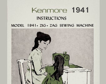 Kenmore 158. 1941 _Manuale di istruzioni _Download digitale _Formato PDF
