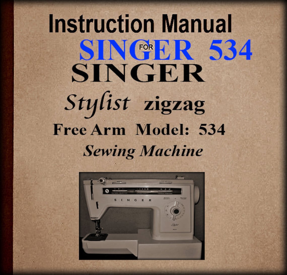 SINGER 534 Stylist _Freearm Model Sewing Machine Etsy