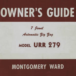 Montgomery Ward URR 279 _Owner&#39;s Guide (Instruction Manual) _Digital Download _PDF format
