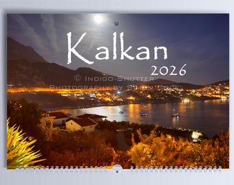 Kalkan Calendar 2026 - Wall Calendar