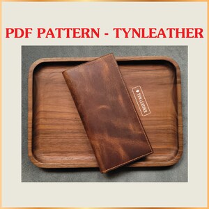 Womens Leather Pattern Leather Clutch Wallet Pattern Flip Long Wallet –  Feltify