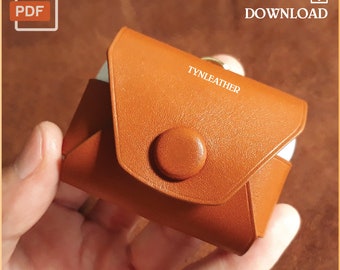 Leather Airpods Pro Case Pattern: A4 Print (PDF Pattern)