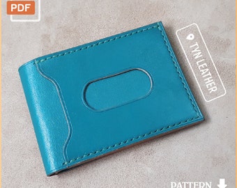 Leather Bifold Wallet PDF Template: A4 Pattern (V6)