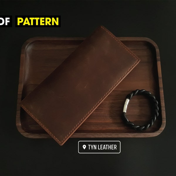 Long Leather Wallet - Etsy