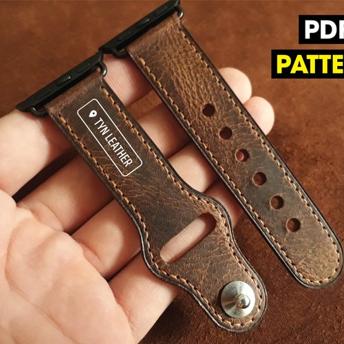 PDF Pattern Leather Watch Strap 1522mm Etsy