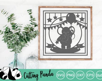 Download Floral Elephant Svg Etsy