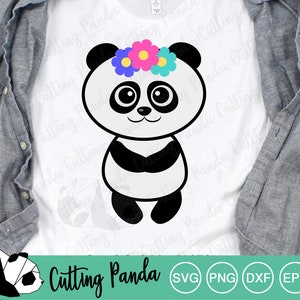 BUNDLE Panda SVG, Panda Bundle SVG File, Cute Panda Unicorn, Clipart ...