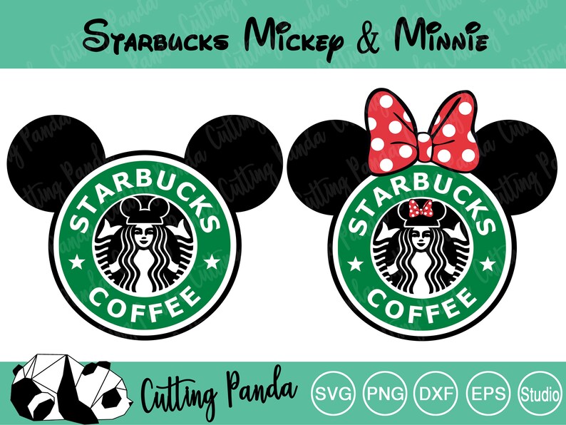 Starbucks SVG with Disney theme. SVG Starbucks Cup Minnie ...