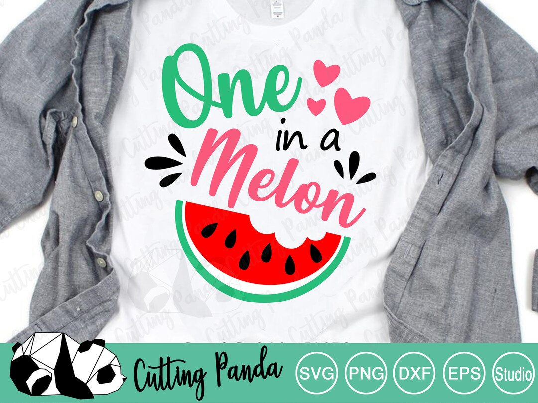 One in a Melon SVG Watermelon Svg Summer SVG Fruit - Etsy