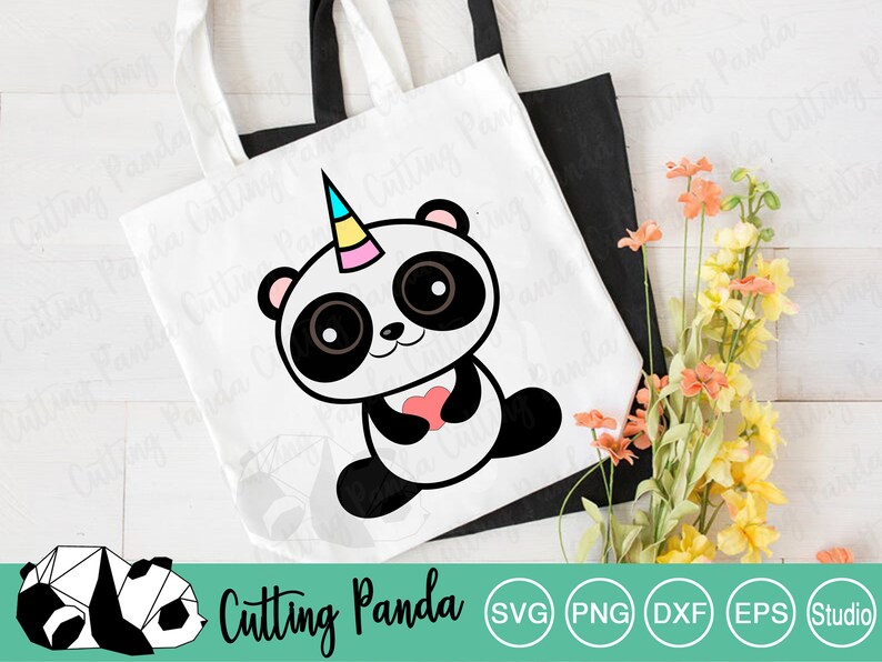 Download BUNDLE Panda SVG Panda bundle SVG File Cute Panda Unicorn ...