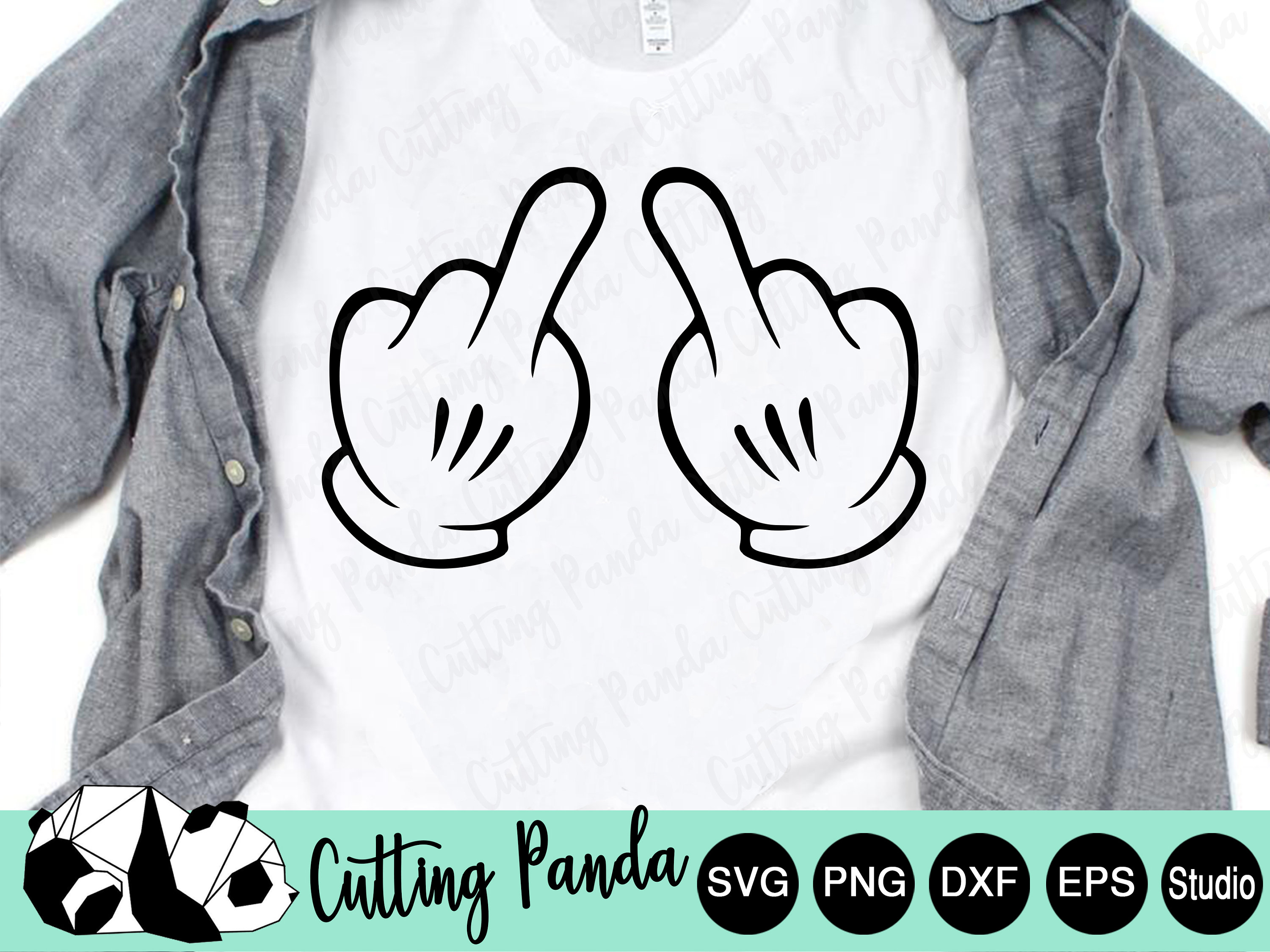 Mickey Mouse Middle Finger Svg Minnie Mouse Hands Svg And Png Etsy