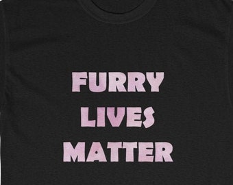 Furry Lives Matter (fluffy) - Unisex Heavy Cotton T-Shirt