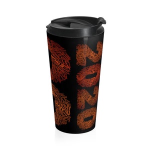2020 (Batshit Red) - Stainless Steel Travel Mug - 15oz. The coolest cup to travel around with in this crazy world.. if/when you can travel.