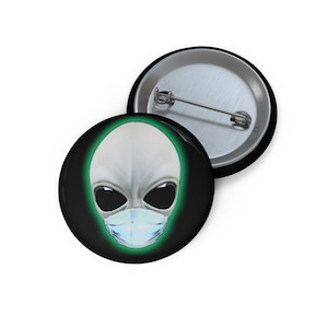 ALIEN NURSE Badge Pin Buttons for fans of science fiction, ufology, aliens, ufos, strange sightings, etc, this is a dope addition to you!