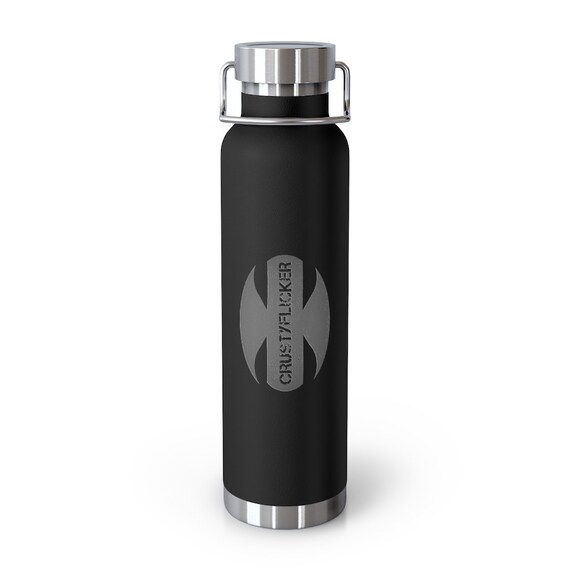 Vintage Polaris Snowmobile on Black White Mountain Design 22oz Vacuum Insulated Bottle Vintage Polaris Snowmobile on Black White Mountain Design 22oz Vacuum Insulated Bottle