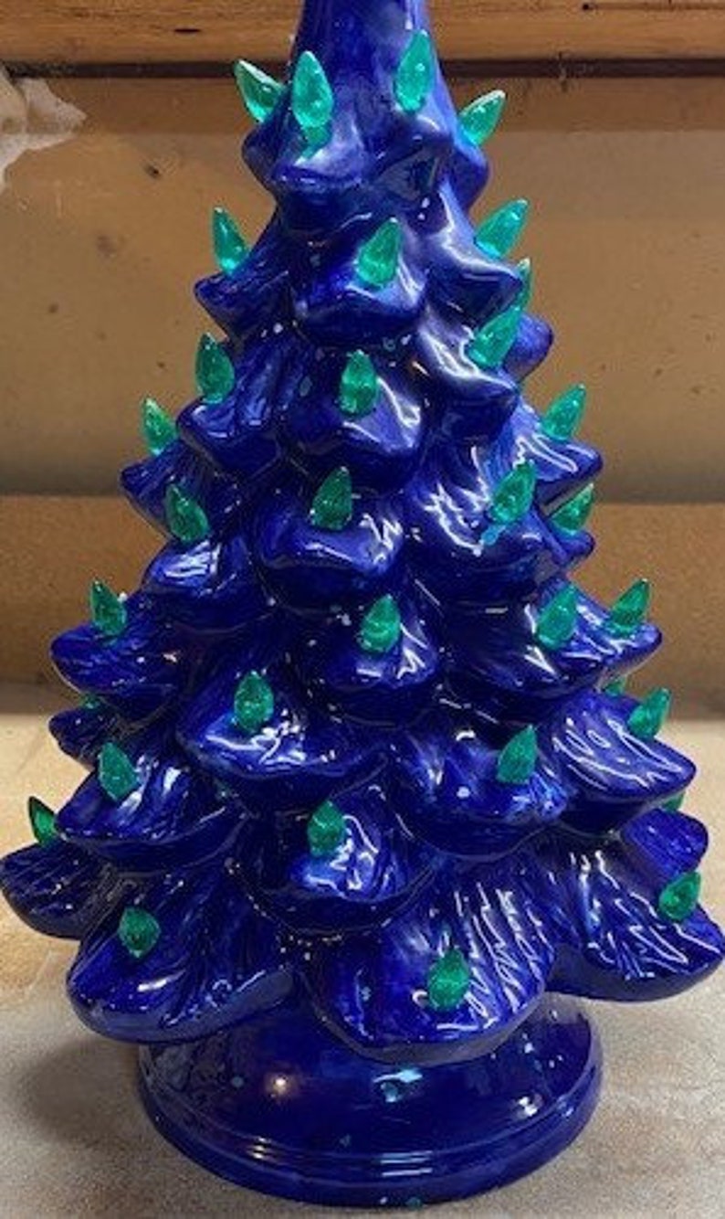Handmade Ceramic Christmas Tree With Lights Etsy