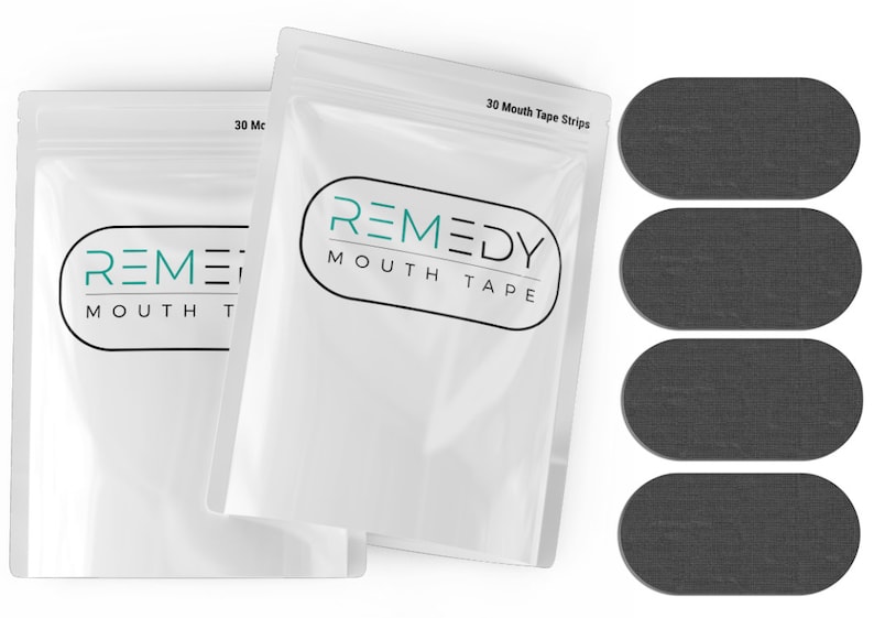 Remedy Mouth Tape 30 Tape Strips for Sleeping Snoring Breathing image 2