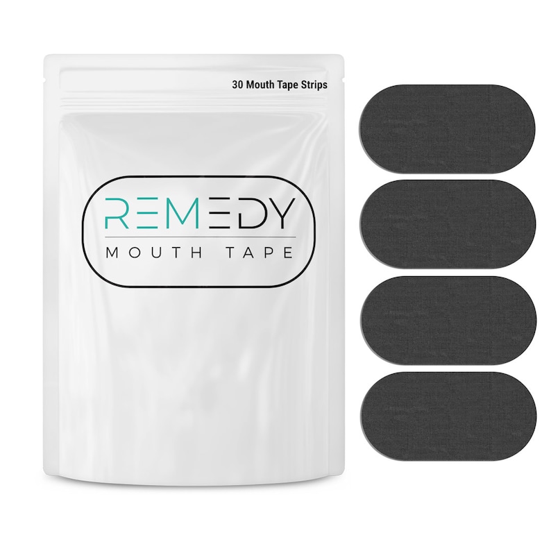 Remedy Mouth Tape 30 Tape Strips for Sleeping Snoring Breathing image 1