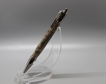 Hand Turned Buckeye Burl Vertex Click Style Pen