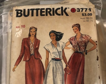 butterick toddler's children's dress 3772