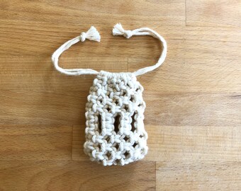 Macrame mini pouch | Macrame coin purse | Boho inspired fashion | Unique gift idea