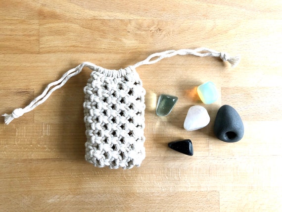 macrame coin purse