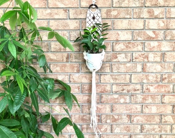 Macrame plant hanger | Wall plant hanger | Boho inspired home decor | Unique gift idea